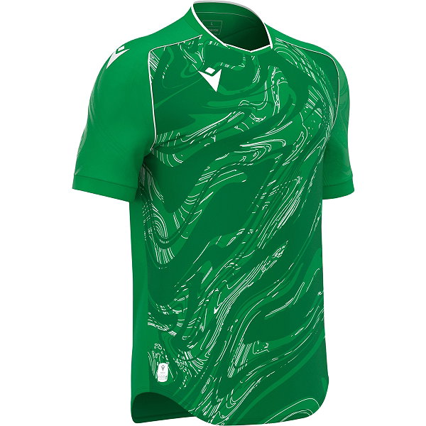 Macron Arcane Eco Trikot Kurzarm Kinder - Grün / Weiß
