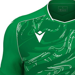 Vorschau: Macron Arcane Eco Trikot Kurzarm Kinder - Grün / Weiß