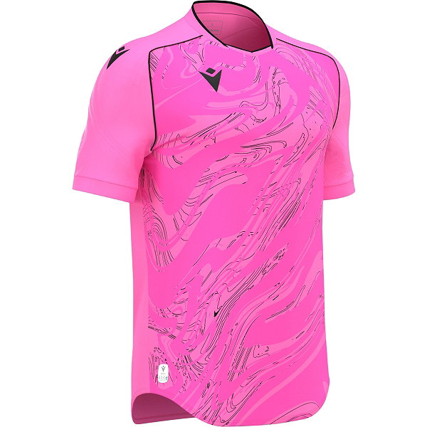 Macron Arcane Eco Trikot Kurzarm Kinder - Rosa / Schwarz
