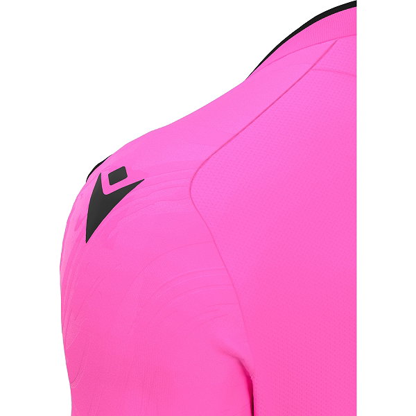 Macron Arcane Eco Trikot Kurzarm Kinder - Rosa / Schwarz