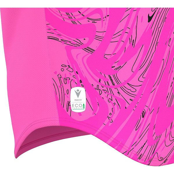 Macron Arcane Eco Trikot Kurzarm Kinder - Rosa / Schwarz