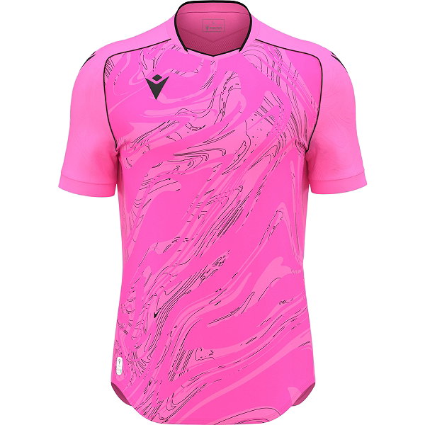 Macron Arcane Eco Trikot Kurzarm Kinder - Rosa / Schwarz