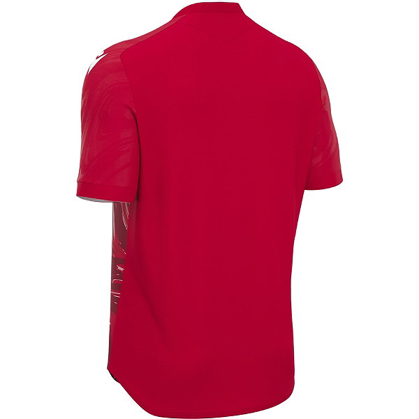 Macron Arcane Eco Trikot Kurzarm Kinder - Rot / Weiß