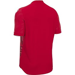 Vorschau: Macron Arcane Eco Trikot Kurzarm Kinder - Rot / Weiß