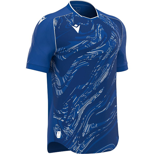 Macron Arcane Eco Trikot Kurzarm Kinder - Royal / Weiß