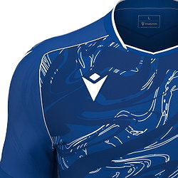 Vorschau: Macron Arcane Eco Trikot Kurzarm Kinder - Royal / Weiß