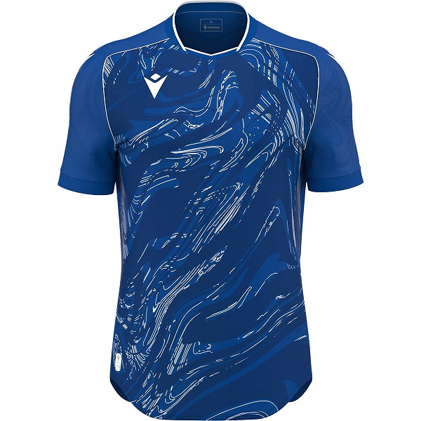 Macron Arcane Eco Trikot Kurzarm Kinder - Royal / Weiß