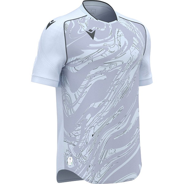 Macron Arcane Eco Trikot Kurzarm Kinder - Silber / Anthrazit