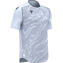 Macron Arcane Eco Maillot Manches Courtes Enfants - Argent / Anthracite