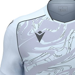 Vorschau: Macron Arcane Eco Trikot Kurzarm Kinder - Silber / Anthrazit