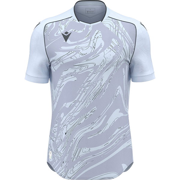 Macron Arcane Eco Trikot Kurzarm Kinder - Silber / Anthrazit
