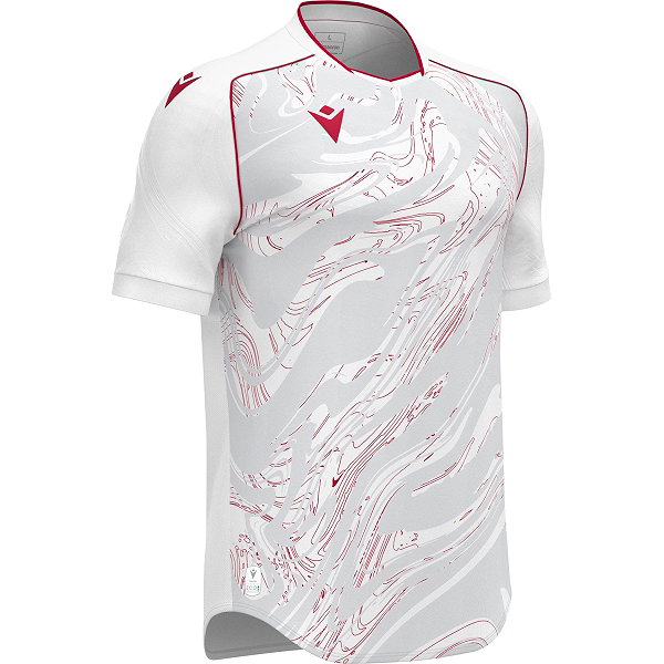 Macron Arcane Eco Trikot Kurzarm Kinder - Weiß / Rot