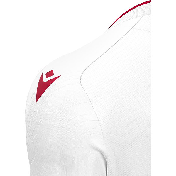 Macron Arcane Eco Trikot Kurzarm Kinder - Weiß / Rot