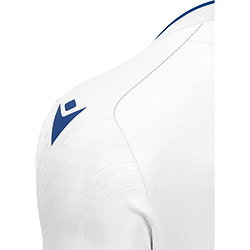 Présentation: Macron Arcane Eco Maillot Manches Courtes Enfants - Blanc / Royal