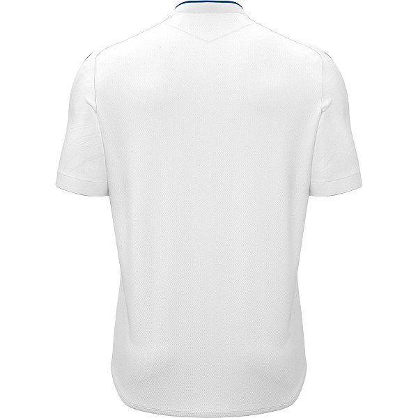Macron Arcane Eco Maillot Manches Courtes Enfants - Blanc / Royal