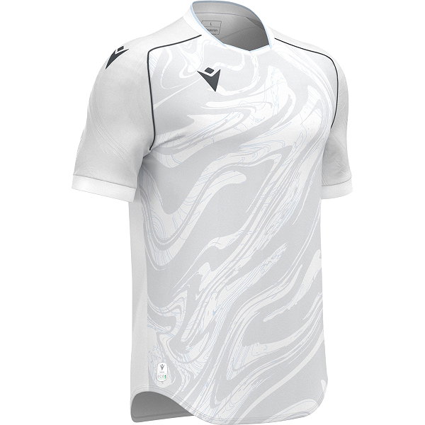 Macron Arcane Eco Trikot Kurzarm Kinder - Weiß / Silber
