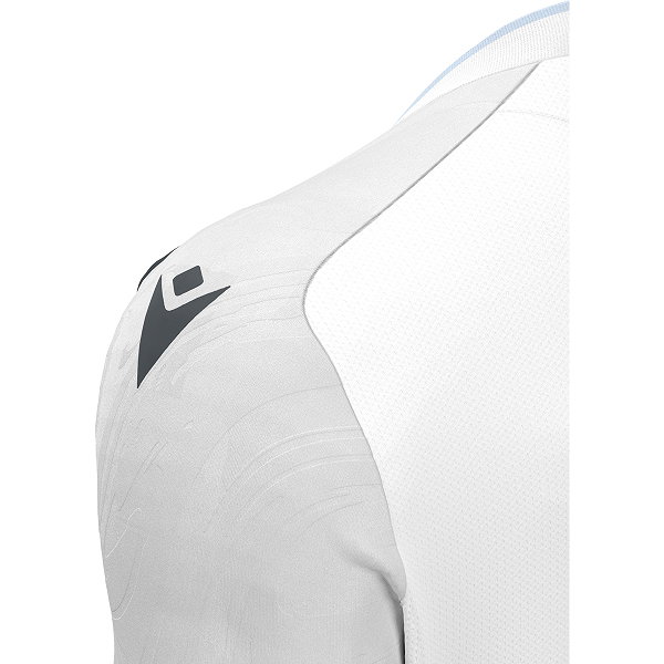 Macron Arcane Eco Trikot Kurzarm Kinder - Weiß / Silber