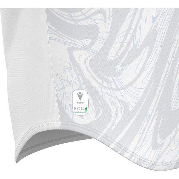 Macron Arcane Eco Trikot Kurzarm Kinder - Weiß / Silber