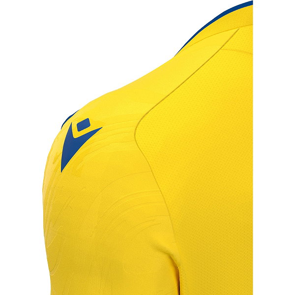 Macron Arcane Eco Trikot Kurzarm Kinder - Gelb / Royal