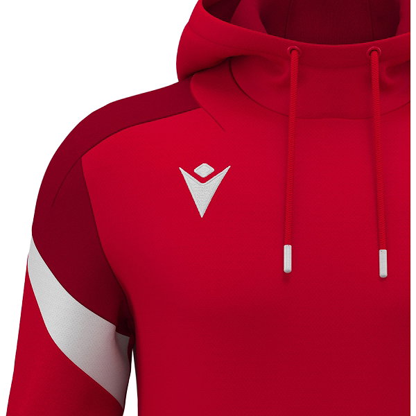 Macron Rising Alchemist Sweat À Capuchon Hommes - Rouge / Blanc