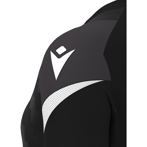 Macron Rising Naga Trikot Kurzarm Damen - Schwarz / Weiß