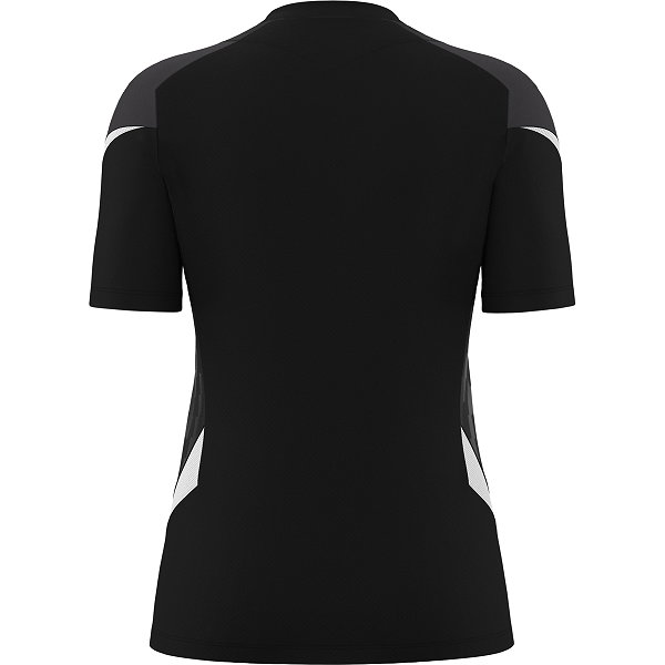 Macron Rising Naga Trikot Kurzarm Damen - Schwarz / Weiß