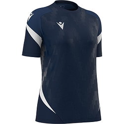 Macron Rising Naga Maillot Manches Courtes Femmes - Marine / Blanc