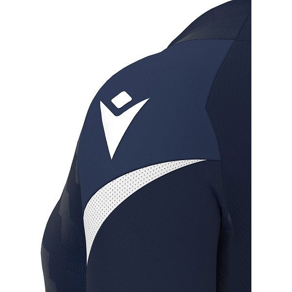 Macron Rising Naga Trikot Kurzarm Damen - Marine / Weiß