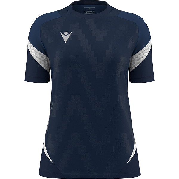Macron Rising Naga Trikot Kurzarm Damen - Marine / Weiß