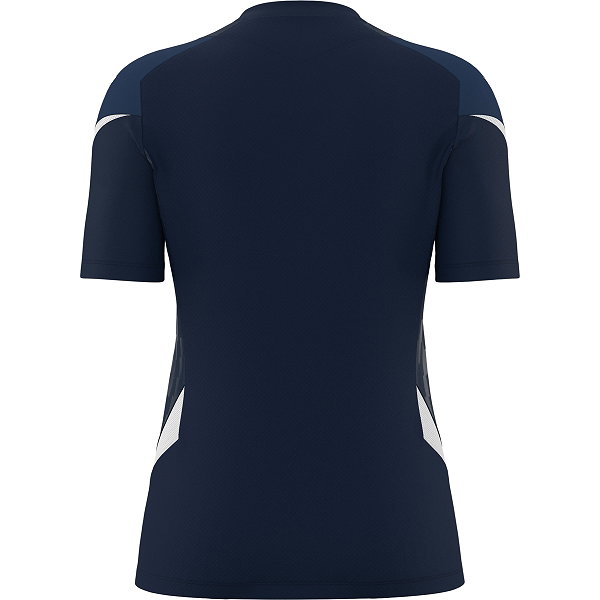 Macron Rising Naga Trikot Kurzarm Damen - Marine / Weiß