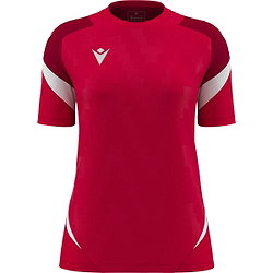 Présentation: Macron Rising Naga Maillot Manches Courtes Femmes - Rouge / Blanc
