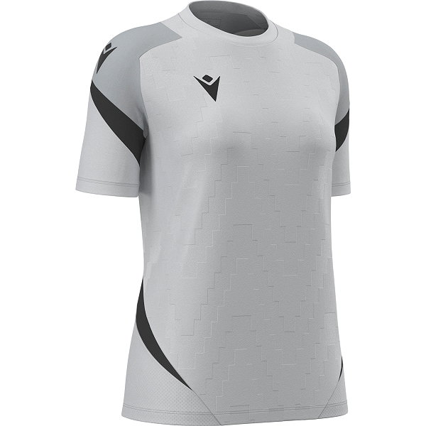 Macron Rising Naga Maillot Manches Courtes Femmes - Gris Pierre / Anthracite