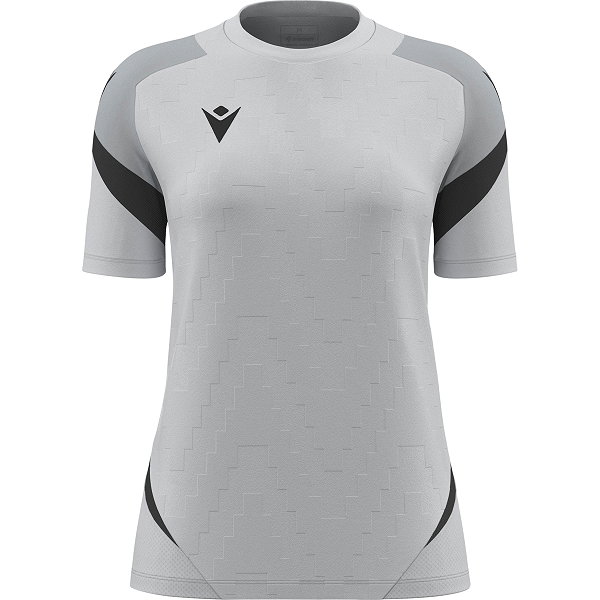 Macron Rising Naga Maillot Manches Courtes Femmes - Gris Pierre / Anthracite
