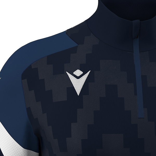 Macron Rising Starfall Ziptop Hommes - Marine / Blanc