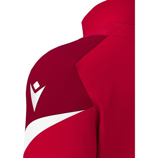Macron Rising Starfall Ziptop Hommes - Rouge / Blanc