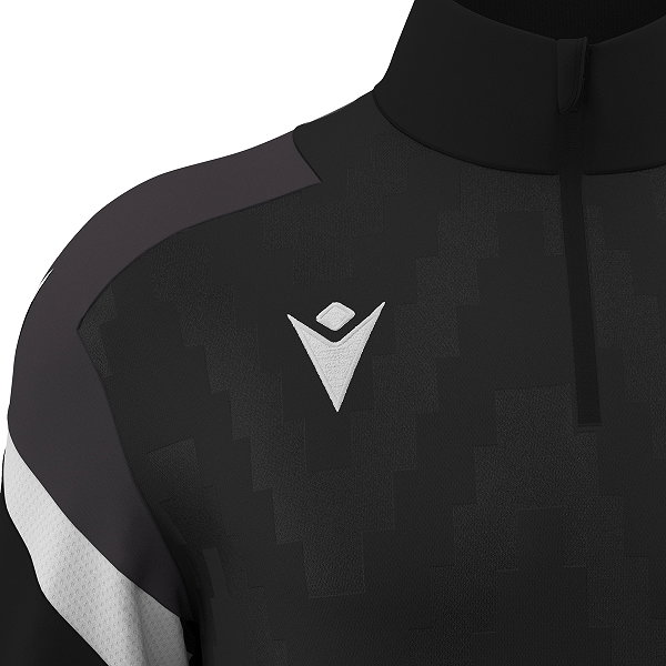 Macron Rising Hollow Ziptop Hommes - Noir / Blanc