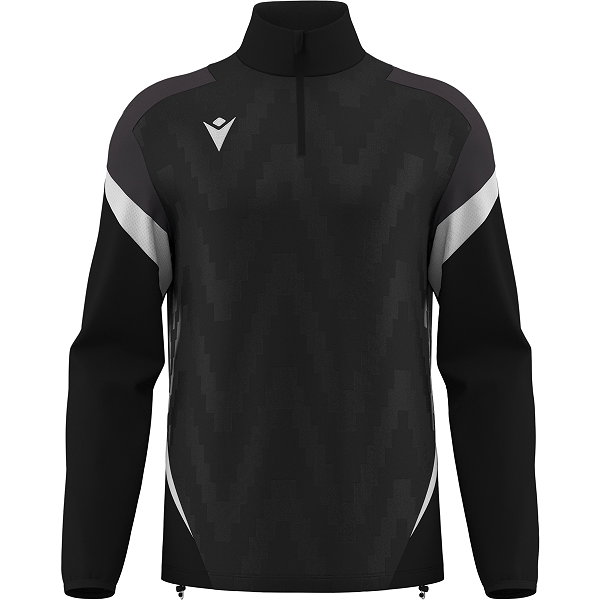 Macron Rising Hollow Ziptop Hommes - Noir / Blanc