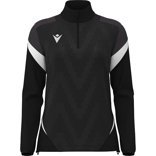 Macron Rising Leona Ziptop Femmes - Noir / Blanc