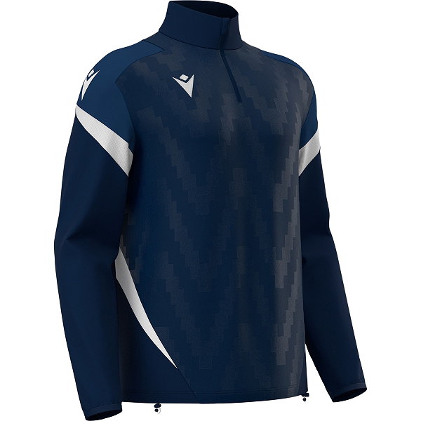 Macron Rising Hollow Ziptop Hommes - Marine / Blanc