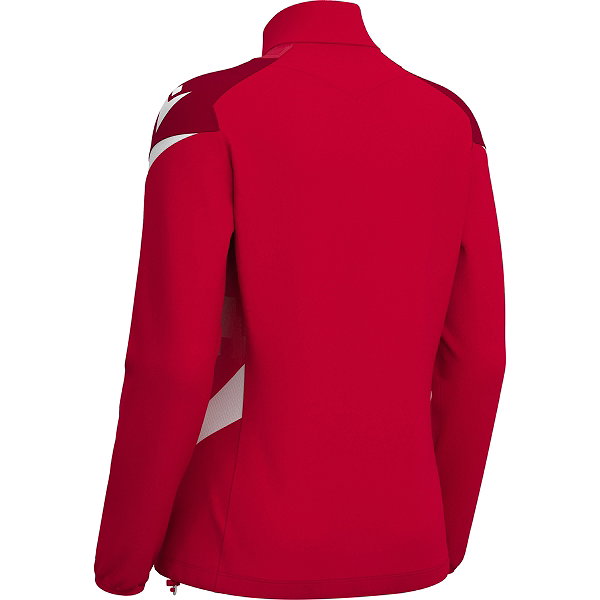 Macron Rising Leona Ziptop Femmes - Rouge / Blanc