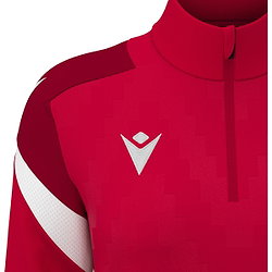 Présentation: Macron Rising Leona Ziptop Femmes - Rouge / Blanc