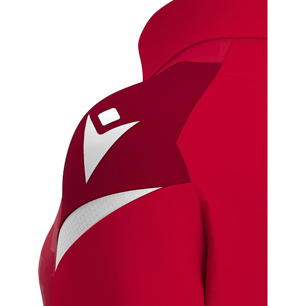 Macron Rising Leona Ziptop Femmes - Rouge / Blanc