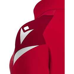 Présentation: Macron Rising Leona Ziptop Femmes - Rouge / Blanc