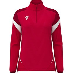Présentation: Macron Rising Leona Ziptop Femmes - Rouge / Blanc