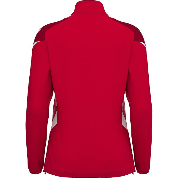 Macron Rising Leona Ziptop Femmes - Rouge / Blanc
