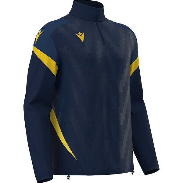 Macron Rising Hollow Ziptop Hommes - Marine / Blanc