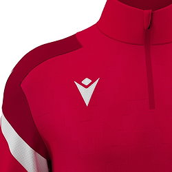 Voorvertoning: Macron Rising Hollow Ziptop Heren - Rood / Wit
