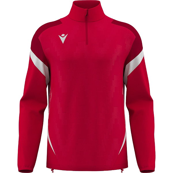 Macron Rising Hollow Ziptop Heren - Rood / Wit