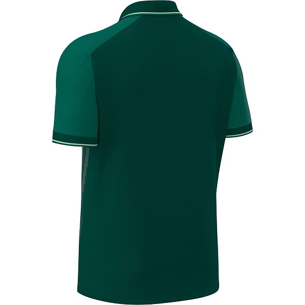 Macron Rising Echoes Poloshirt Herren - Bottle Green / Mint