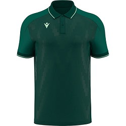 Vorschau: Macron Rising Echoes Poloshirt Herren - Bottle Green / Mint